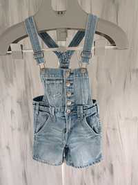 Ogrodniczki  krótkie jeans H&D Dungaree 110