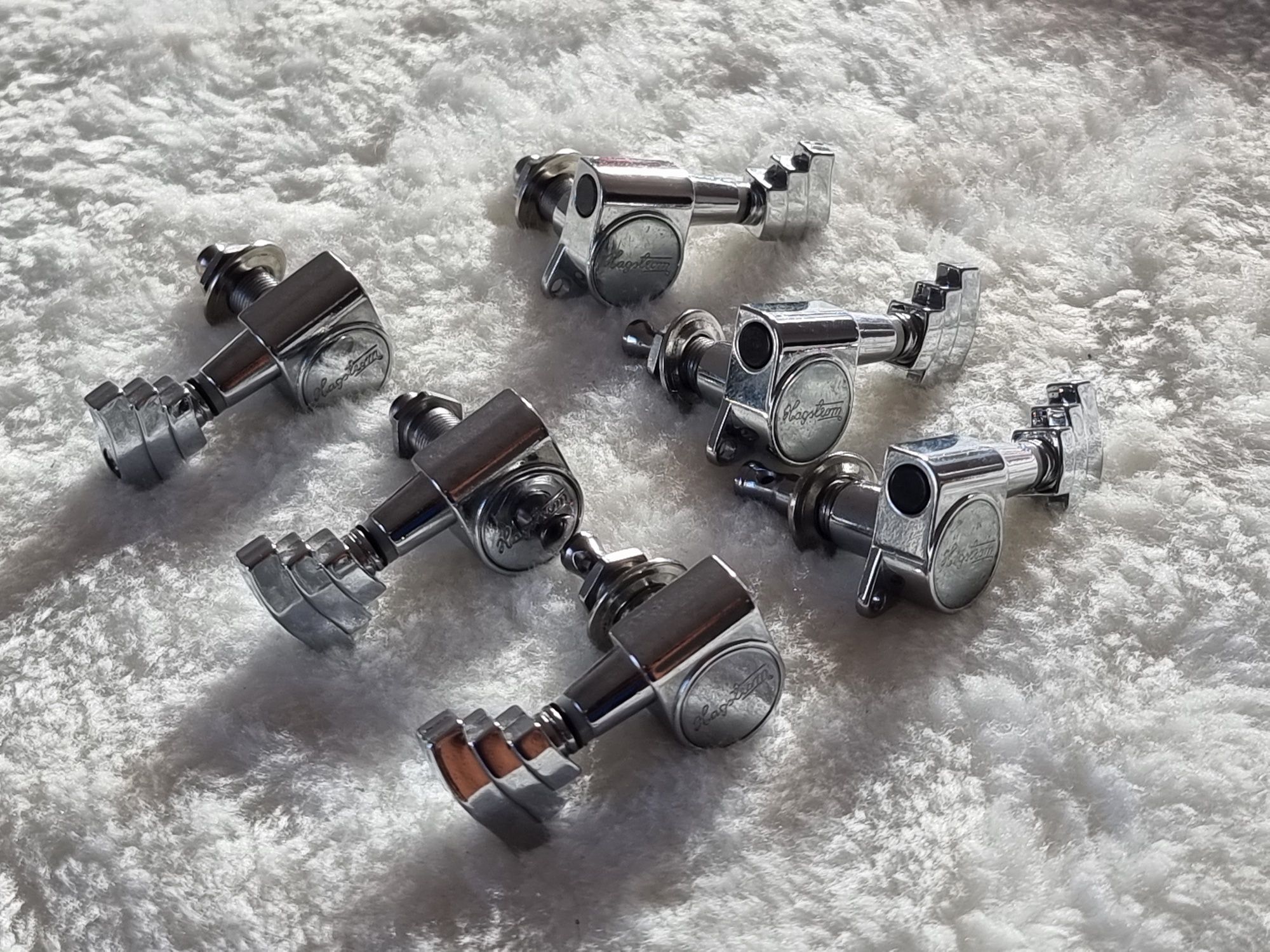 Hagström Schaller stroiki klucze 3 + 3 chrom nikiel tunery