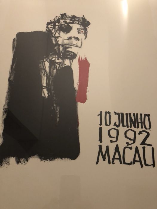 Serigrafia de Artur Bual (1926 a 1999) - Macau / Camões