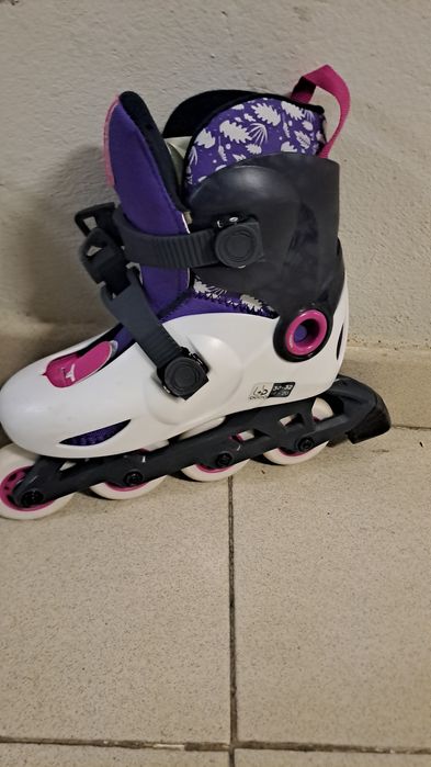 Patins em linha menina ajustáveis 30-32