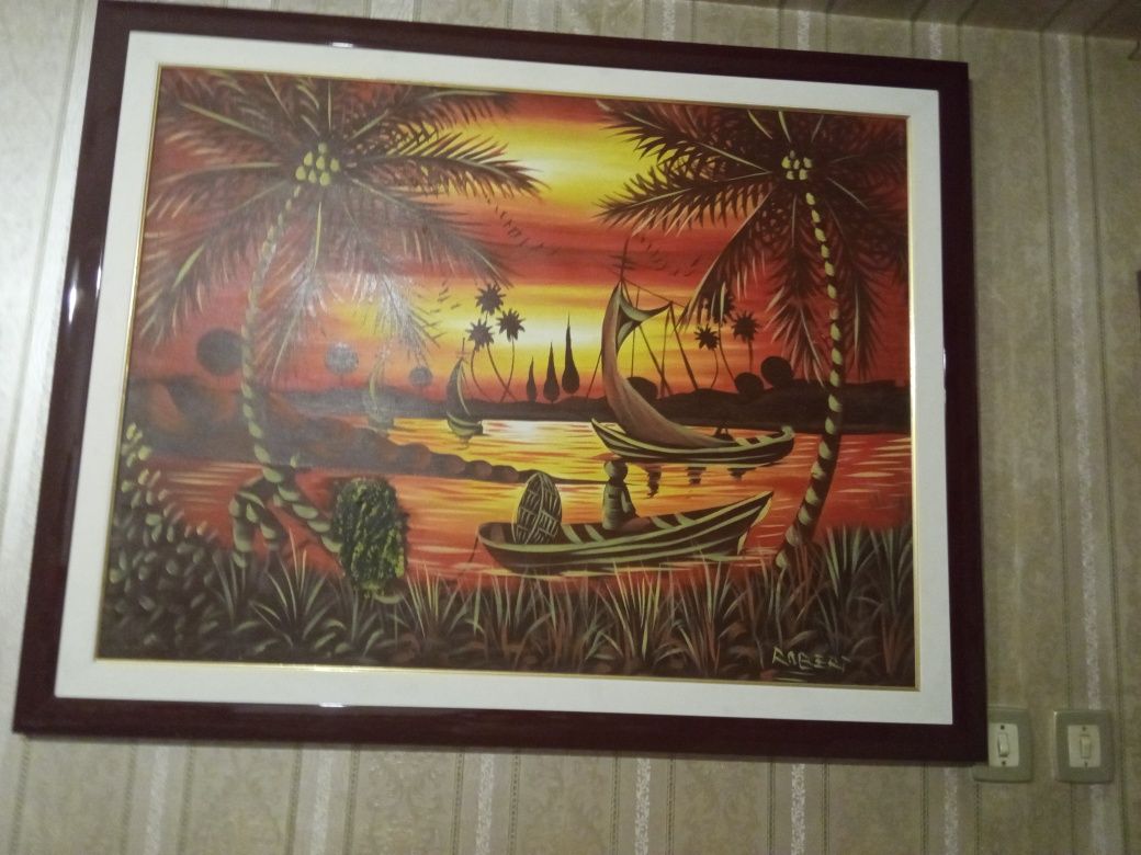 Quadro de estilo tropical