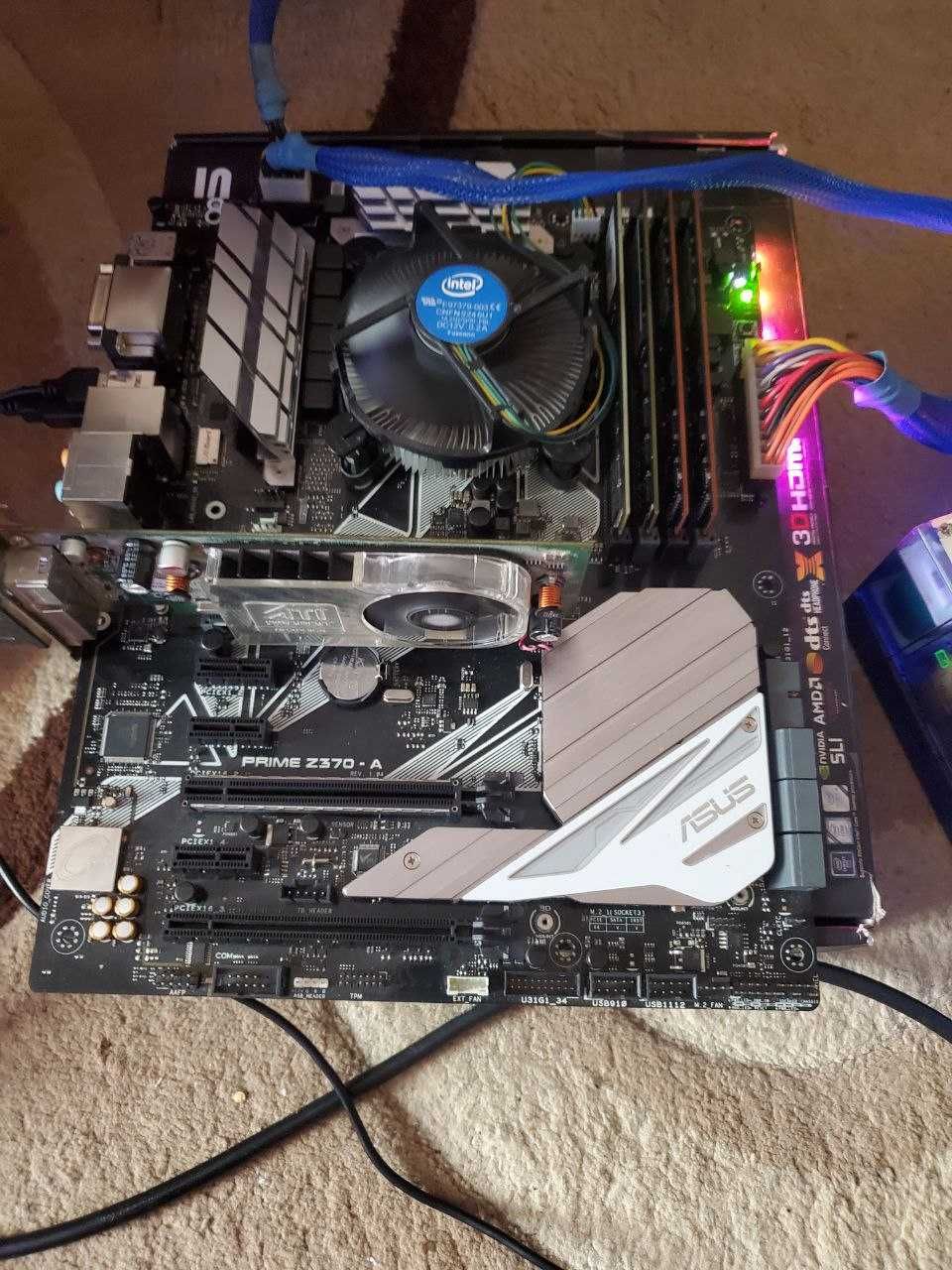Комплект для геймера Asus Prime Z370-A+I3-9100F+16Gb DDR4