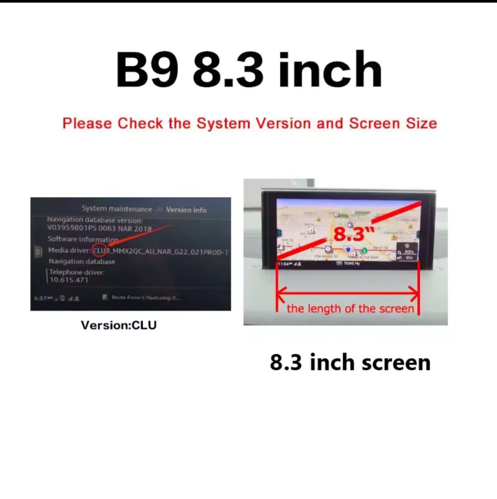 Carplay Audi  A3,A4,A5, Q2l, Q5, Q7
