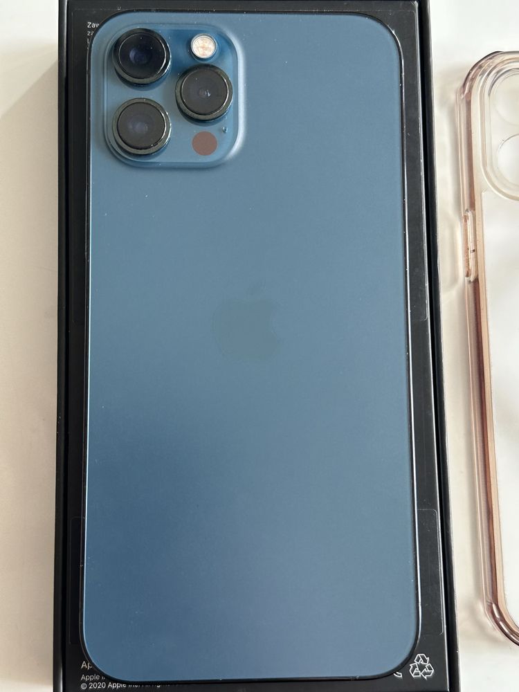 Iphone 12 Pro Max 128GB blue, bateria 88%, idealny stan, komplet