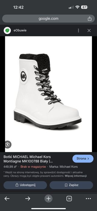 Buty Michael Kors 35