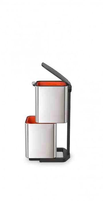 Kosz do segregacji 60l Totem Max, stal / Joseph Joseph