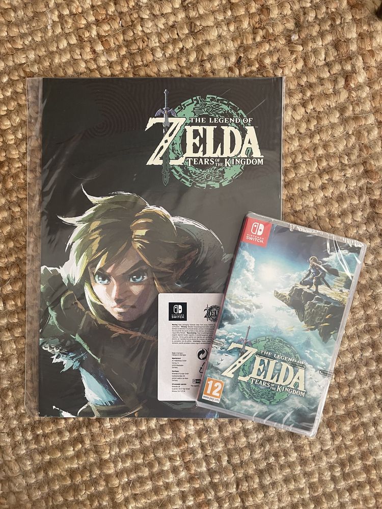 NOVO Zelda Nintendo Switch - Jogo & Poster Selados