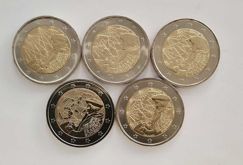 2 euro Comemorativa Erasmus 2022 Portugal Malta...