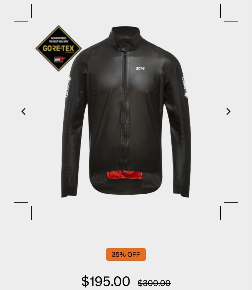 Gorewear goretex castelli rapha чоловіча вело куртка вітровка мембрана
