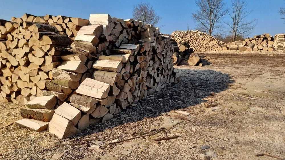 Drewno kominkowe i opałowe- sezonowane, połupane, z dostawą