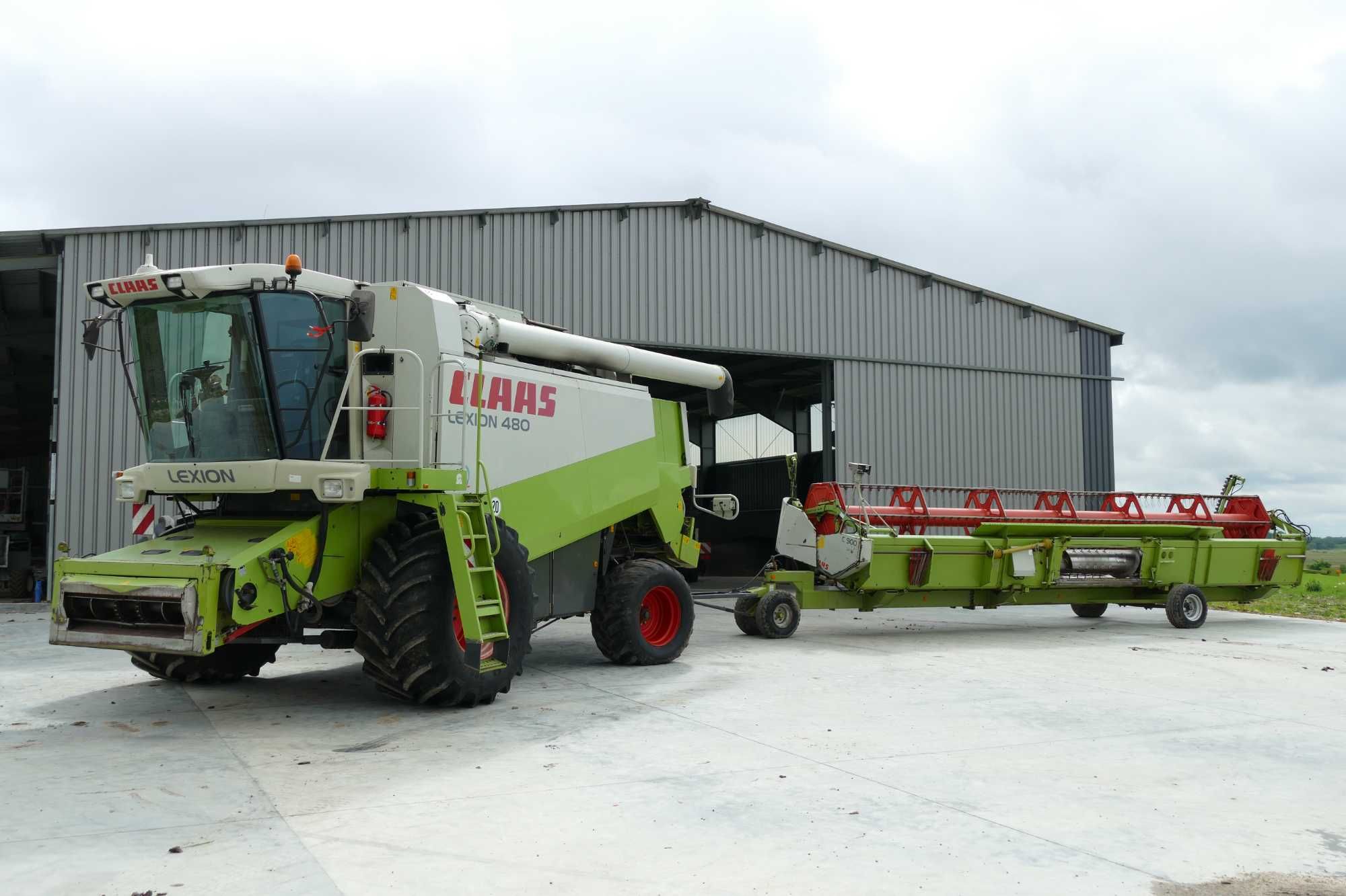 kombajn claas lexion 480 heder 9m