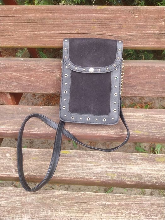 Torebka czarna mała Mini damska primark