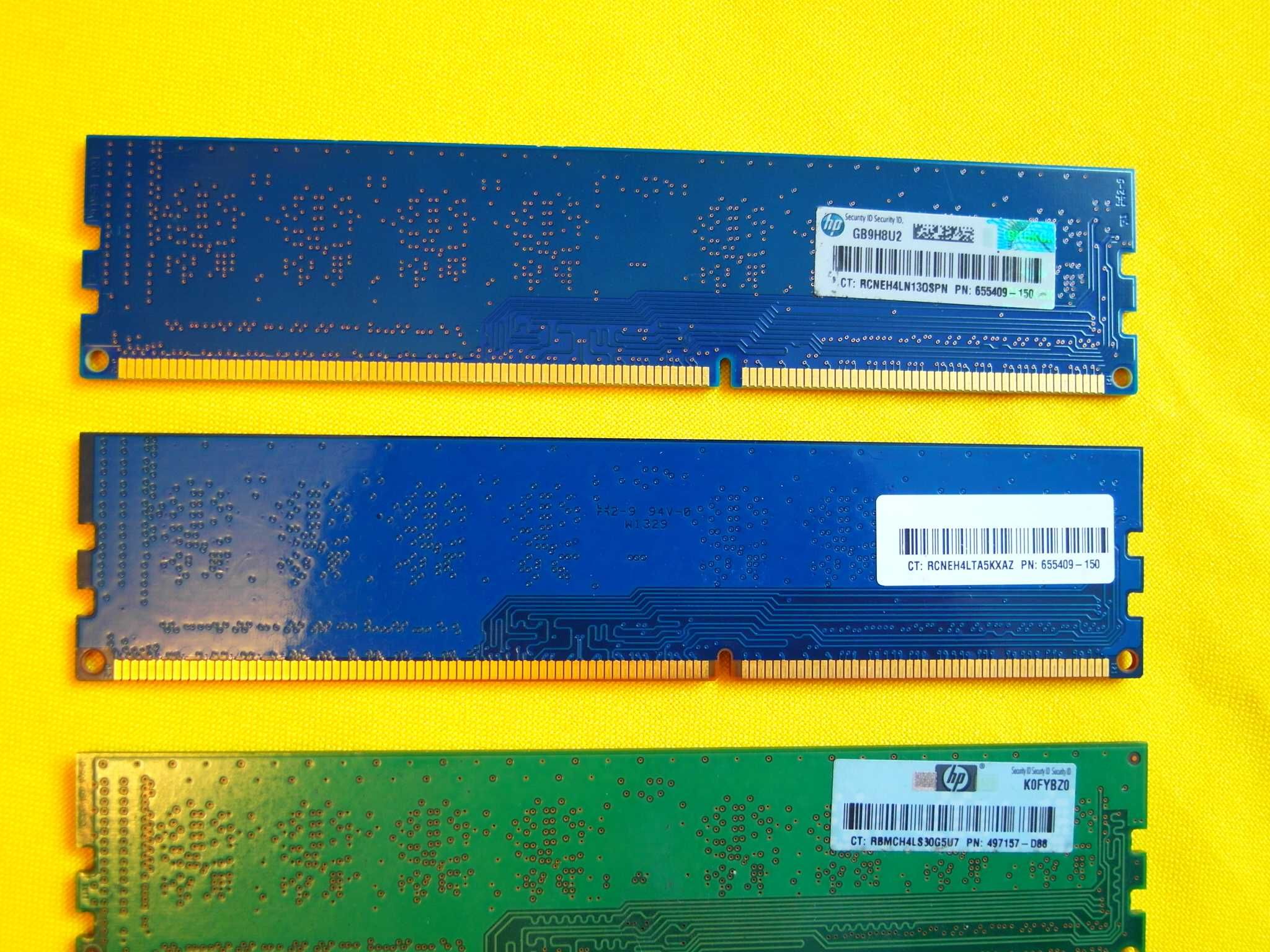 Оперативная память DDR 3 по 2 Гб Самсунг Кингстон и др