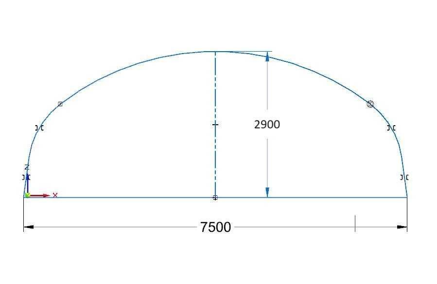 Tunel foliowy 7.5x2.9x30 - wysoce odporny na warunki pogodowe