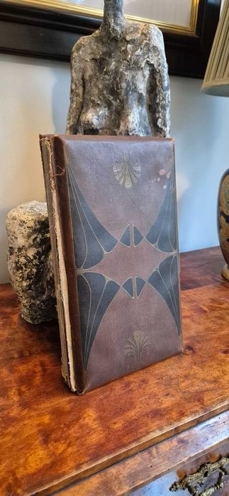 Antyk zabytek kolekcjonerski album fotografie XIX secesja Art Nouveau