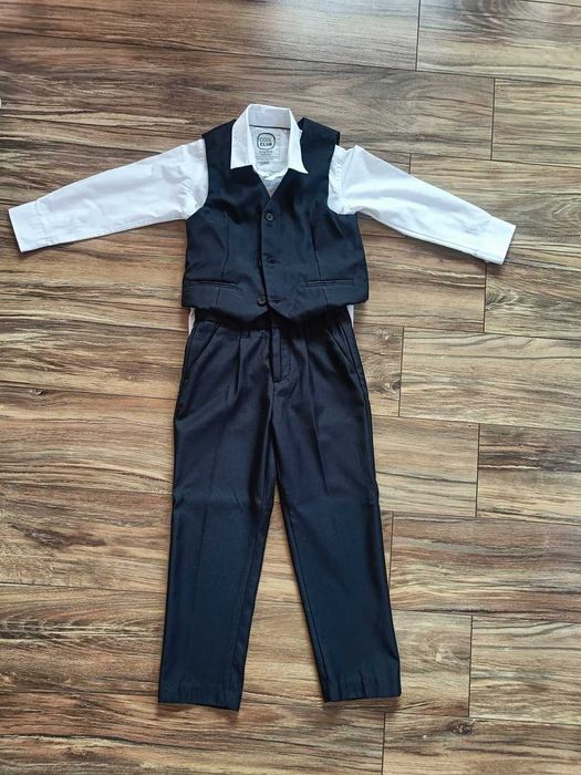 Garnitur 116 komplet spodnie kamizelka koszula Cool Club Smyk