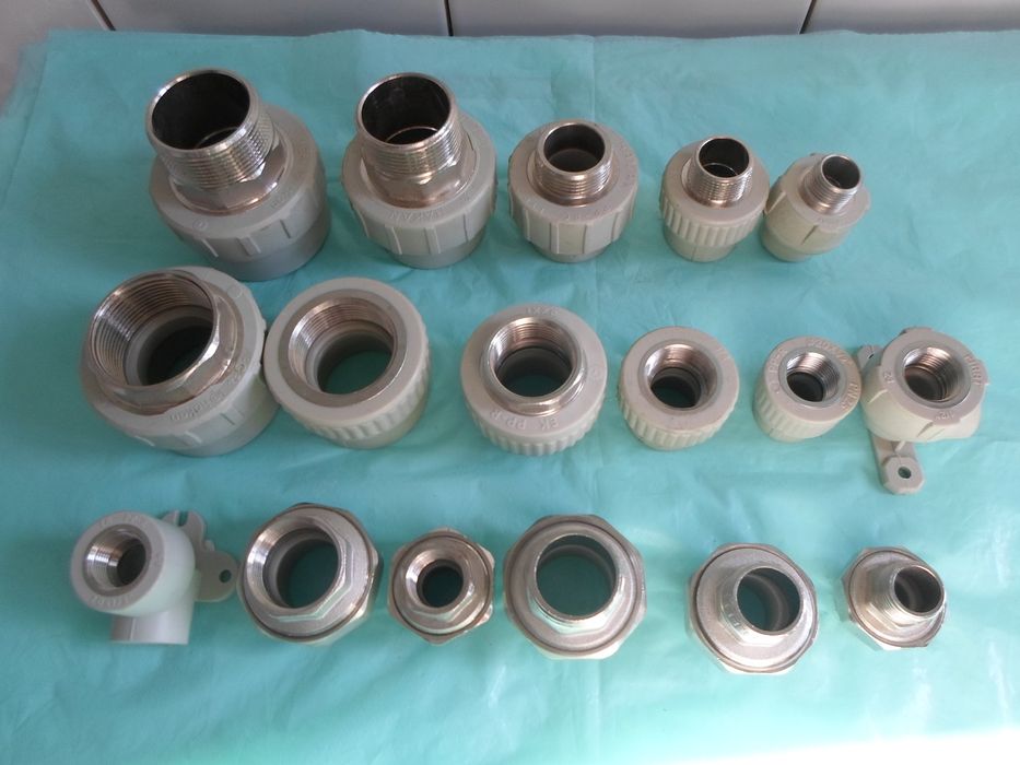 Фитинги Мрн,Мрв под пайку. Тройники PPR. Муфты.Уголки