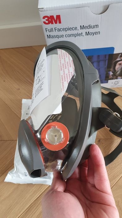 Maska pełnotwarzowa 3M + filtry 6059 ABEK1 + gratisy