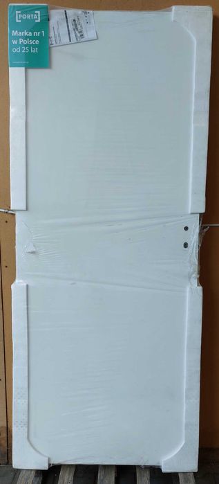 Drzwi wewnętrzne PORTA Vector T prawe 80 białe przylgowe płyta otwor.