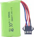 Szybka bateria litowa 7,4 V 500 mAh do łodzi RC i samochodów