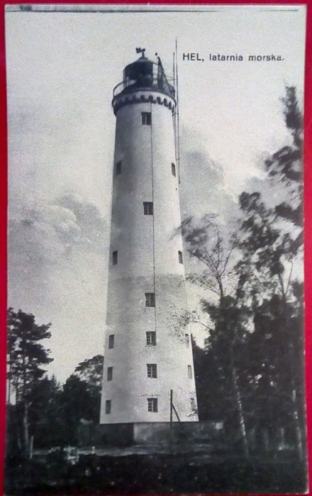 Hel. Latarnia morska. Ok. 1910 - 1920. The lighthouse, Le phare,