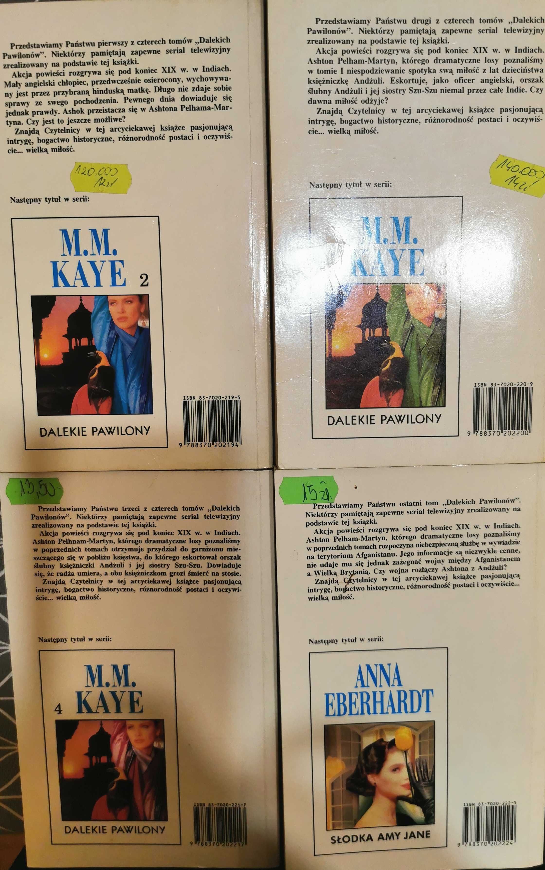 Dalekie pawilony M. M. Kaye tomy 1-4