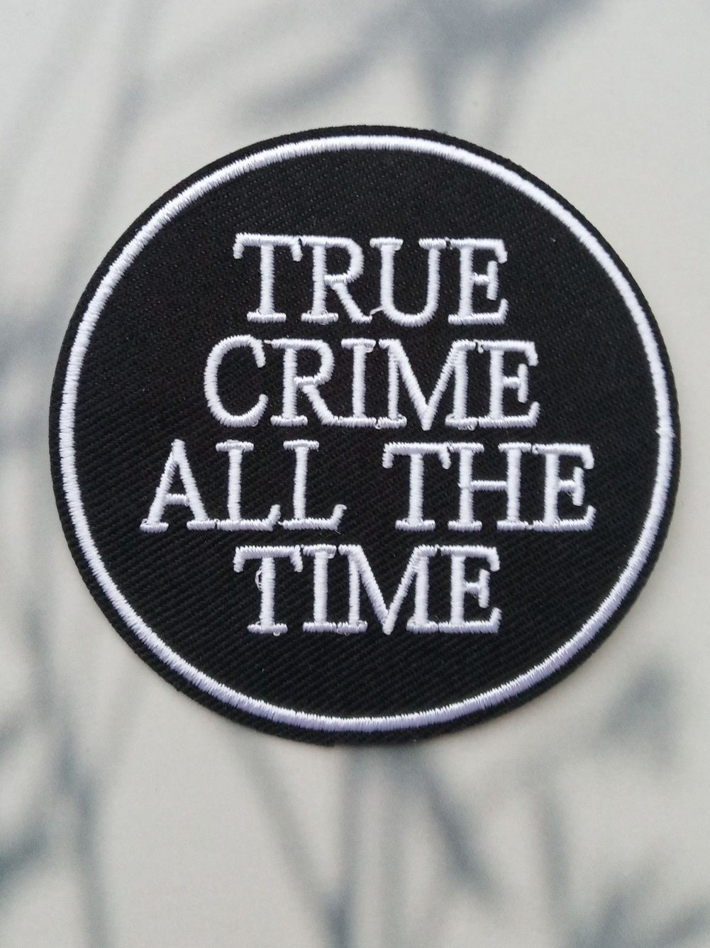 naszywka true crime all the time kryminał podcast naprasowanka