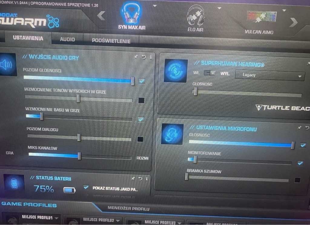 Słuchawki bezprzewodowe Roccat Syn max Air