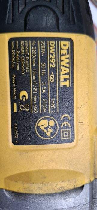 Klucz udarowy DEWALT elektryczny 710W DW292-QS