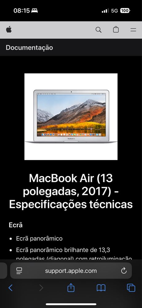 MacBook Air (13 polegadas, 2017)