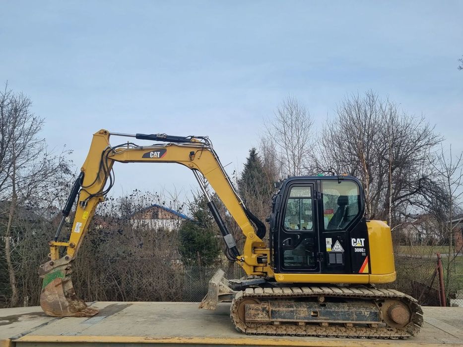 Caterpillar CAT 308 E2 CR 2018 koparka gąsienicowa 8t ton  Gumowe klepki na gąsienicach