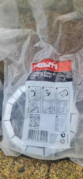 Abraçadeiras intumescentes hilti