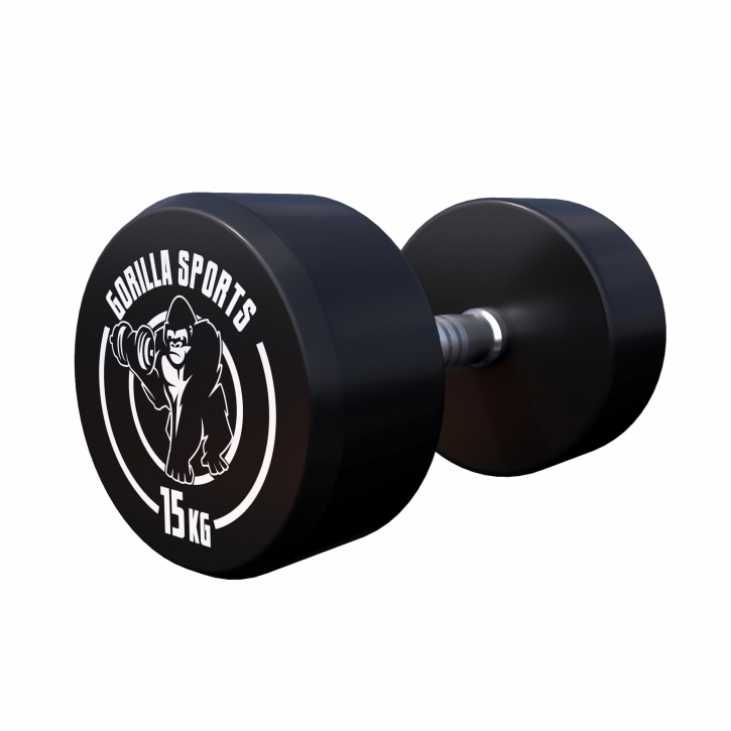 Hantla stała 15 kg profesjonalna, żeliwna