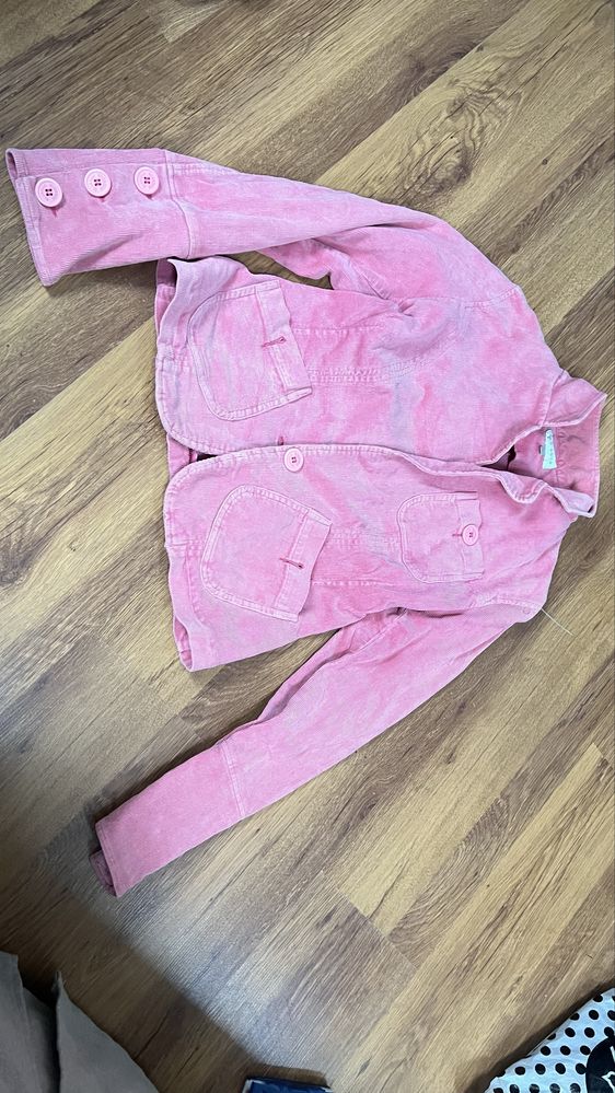 Krótki żakiet Sztruks damski  M  38 vintage