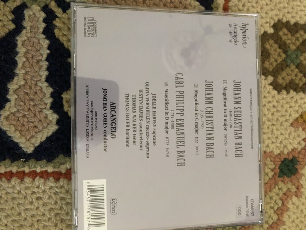 Bach magnificats hyperion