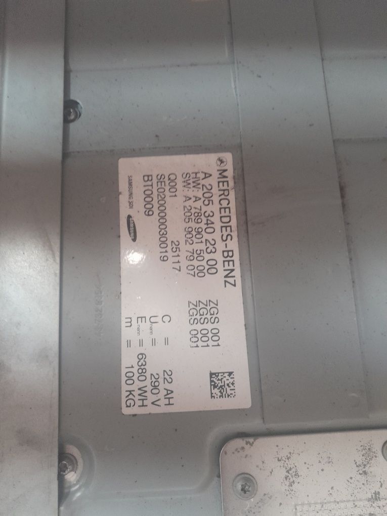 Bateria hybrid mercedes w205 c350e