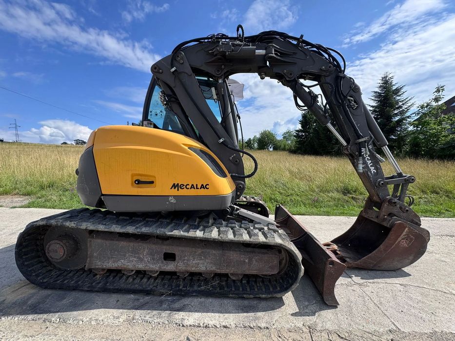 Mecalac 8MCR* KOPARKA GĄSIENICOWA MECALAC 8MCR** FINANSOWANIE** ZAMIANA** SKUP**  Koparka gąsienicowa Mecalac 8MCR