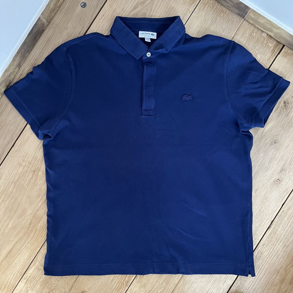 Поло Lacoste темносинє