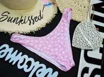 Shein Nowe majteczki kąpielowe brazyliany pink S