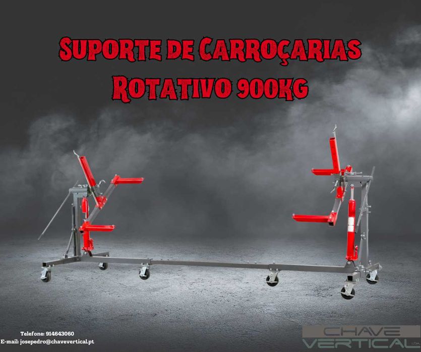 Suporte de Carroçarias Rotativo 360º Capac: 900Kg    JR19
