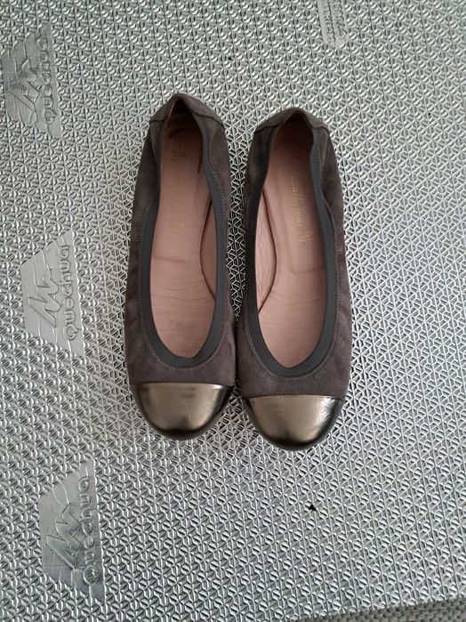 Baleriny skora szare 38 Italy