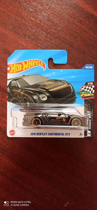 Hot wheels bentley continental gt3