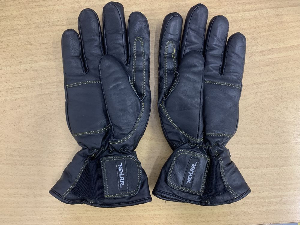 Мото-перчатки Kevlar (M,кожа)