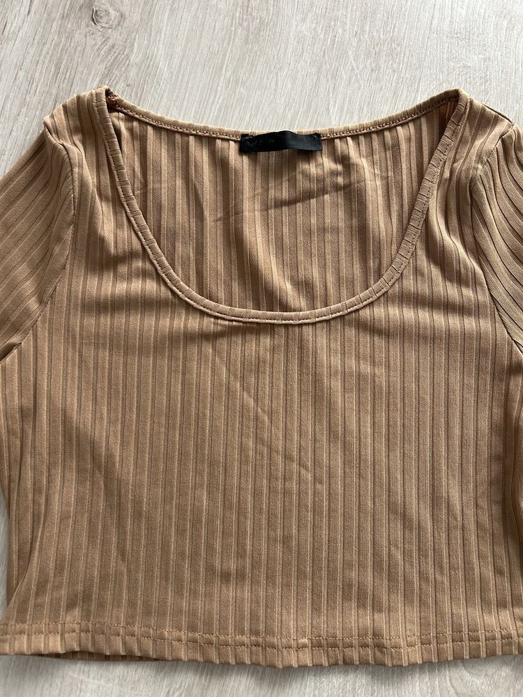 Bluzka top beż cappucino Shein M 38
