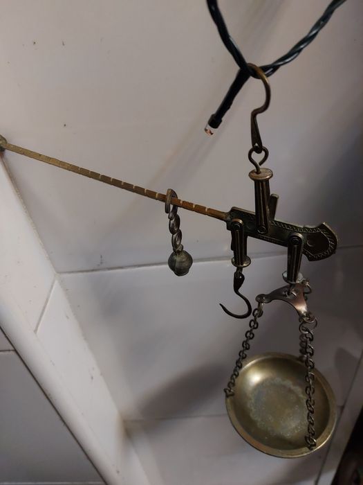 Antiga balança Romana em latão, rara