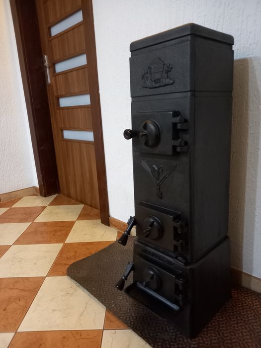 Kominek piecyk koza żeliwna Trolla