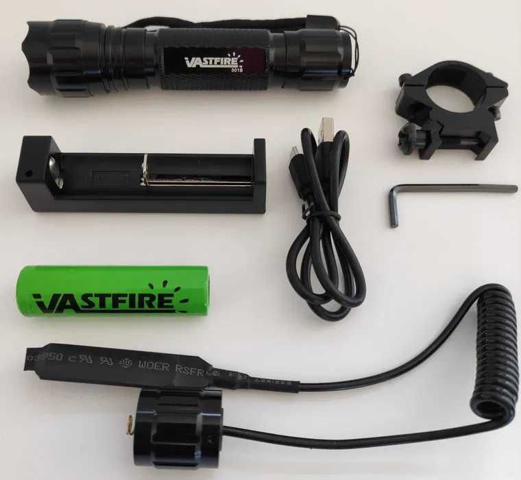 Kit CAÇA lanterna led 2000 Lumens 1 modo WF 501B airsoft