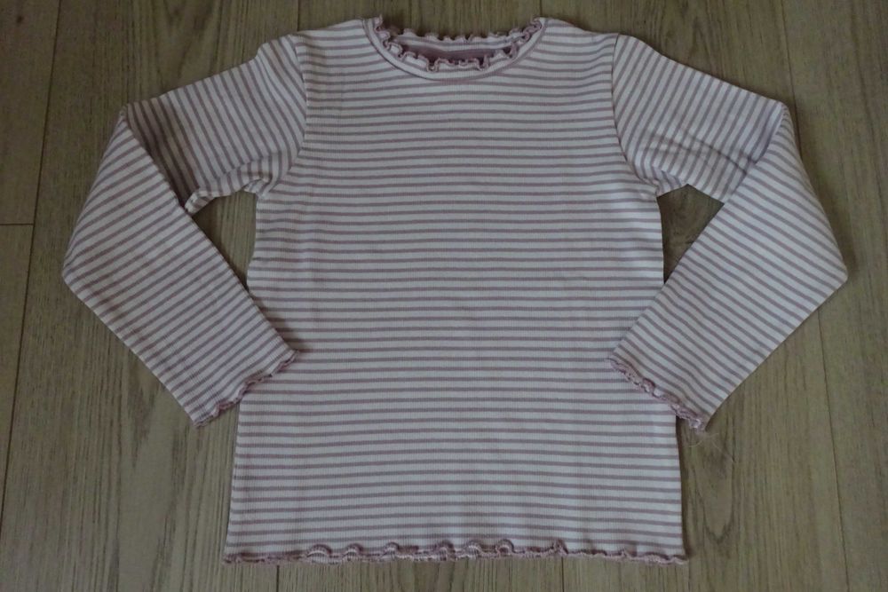 Bluzka w fioletowe paseczki r. 116 - Smyk