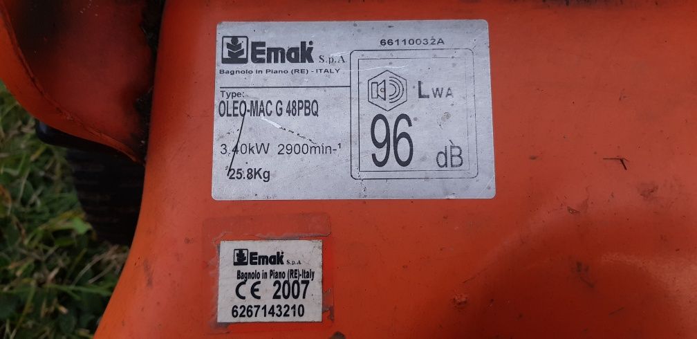 Kosiarka spalinowa Oleo-mac G 48PGQ, OHV Briggs&Stratton XT45 3,40kW