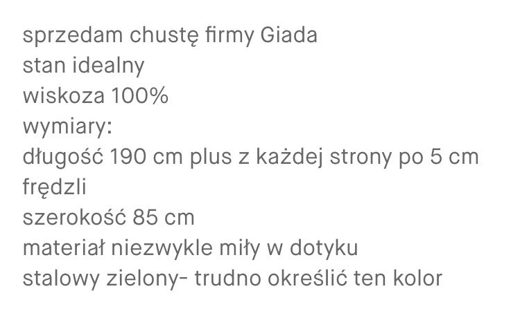 Giada chusta 100 wiskoza